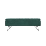 thumbnail of KAWOLA Esszimmerbank CHARME Cord smaragd 206cm