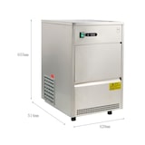 thumbnail of METRO Professional Máquina de cubitos de hielo GIM1026B, 42 x 51,4 x 65,5 cm, 26 kg / 24 h, forma de cono hueco