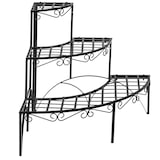 thumbnail of tectake Etagère pour plantes angle 3 niveaux - noir - 401712
