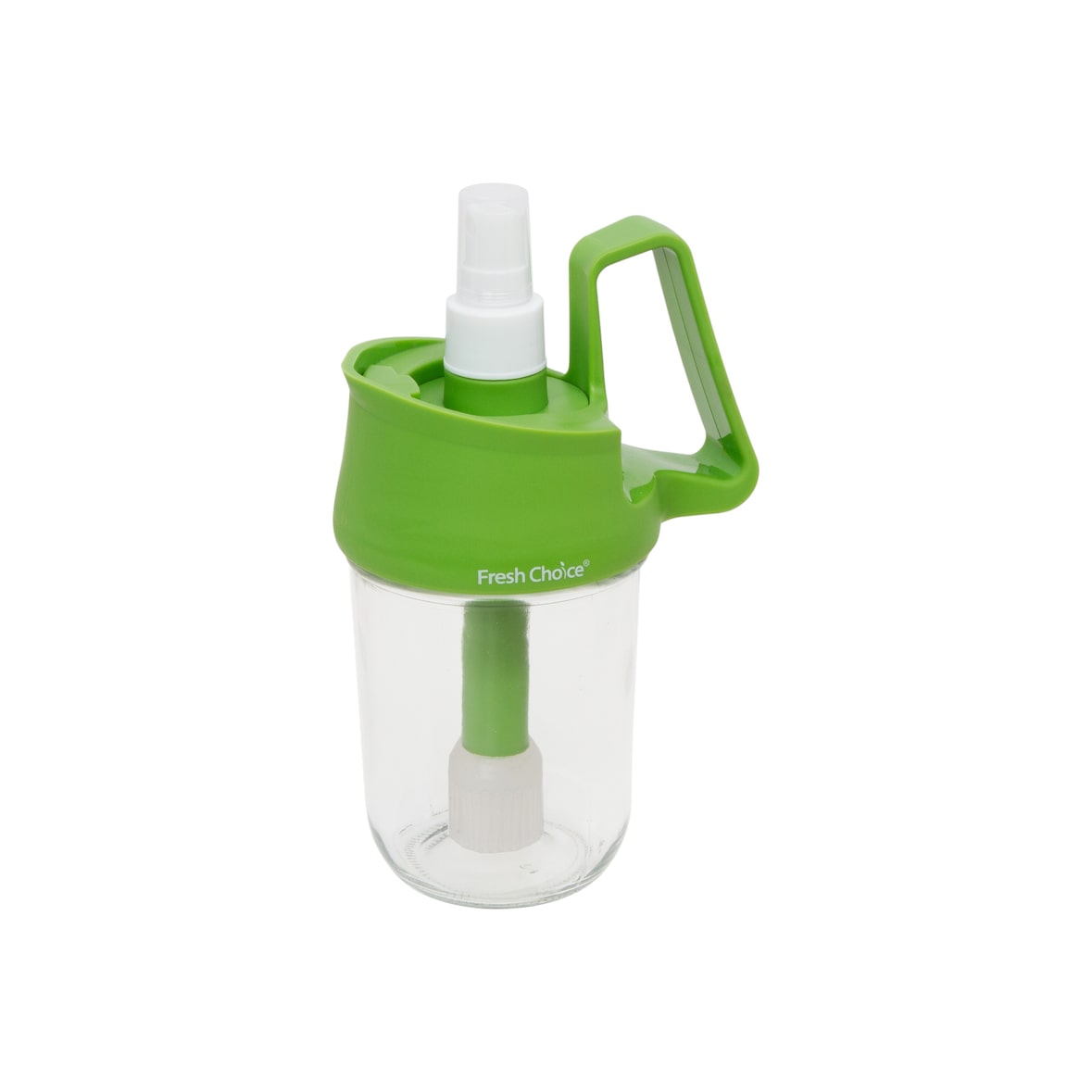 Fresh Choice Ölausgießer mit Glas & Adapter – Perfekt dosieren, frisch genießen