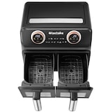 thumbnail of tectake Airfryer Samurai, 2 kookruimtes, 7 programma's, 2400W - zwart - 405249