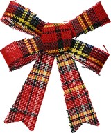 thumbnail of Schleifen 10cm mit Tartan Muster 3er Set Geschenkschleifen Weihnachtsschleifen Dekoschleifen festliche Dekoration Weihnachten Hochzeit