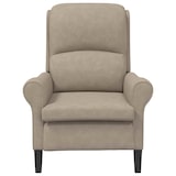 thumbnail of vidaXL Taupe Fauteuil Taupe Stof, Hout Standaard Taupe Fauteuil