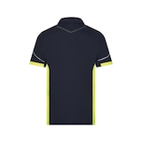 thumbnail of DASSY® Veracruz Poloshirt, Logix, Mesheinsätze, OEKO-TEX®, Veredelung nachtblau/neongelb L