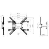 thumbnail of Soporte de Pared para TV LCD led 4k Smart 3D Monitor Giratorio 17" A 50" Inclina