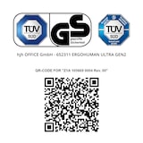 thumbnail of Bureaustoel / directiestoel ERGOHUMAN ULTRA GEN2 mesh zwart hjh OFFICE