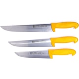 thumbnail of Juego de 3 cuchillos carniceros de 20, 25 y 30cm de hoja en blister - Steel βPro