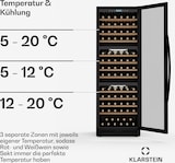 thumbnail of Klarstein Vinovilla Trio Weinkühlschrank | 144 Flaschen | 3 Zonen | 38 dB | 12 Regale | Kompressor | 413 Liter Schwarz