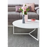 thumbnail of Couchtisch 80cm Rund Weiß Matt Design Wohnzimmertisch Sofa Beistell Tisch