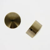 thumbnail of Lot de 2 Embouts Capuchon pour tringles à rideaux de Diam. 28mm en Bronze - Boulet