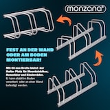 thumbnail of Monzana Fahrradständer für 3 Fahrräder - 30-65 mm Reifenbreite