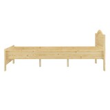 thumbnail of Doppelbett Kiefer natur Ehebett 140x200 Futonbett Massivholzbett Rollrost Matratze 60.37-14 M