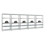 thumbnail of PROREGAL 5x Schwerlastregal Steel Eagle | HxBxT 180x100x40 cm | Fachlast 130kg | Verzinkt | Stecksystem Lagerregal Regalsystem 5 Stk.