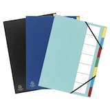 thumbnail of Exacompta Ordnungsmappe mit festem Deckel 3mm, Gummizug und dehnbarem Faltenrücken, 7 Fächer, Ordonator, für Format DIN A4