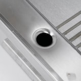 thumbnail of Grill eléctrico de encimera Fry Top - Profesional - Acero inoxidable - 1/2 placa lisa 1/2 acanalada - 3 kW - 55x45x23h cm