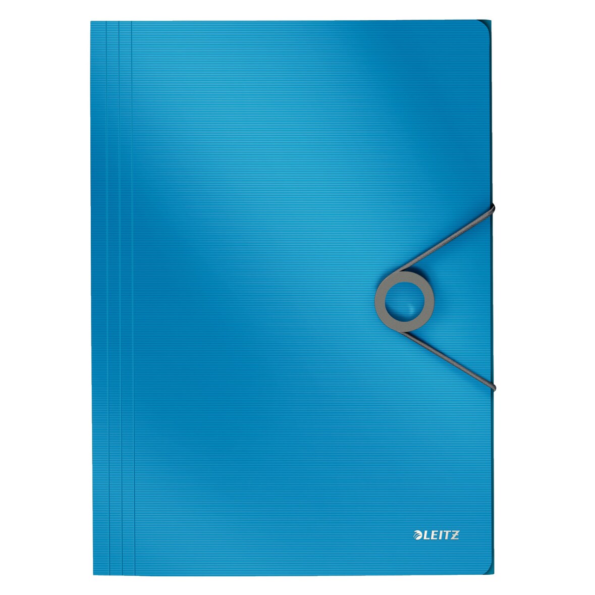 Eckspannmappe Solid A4 PP mit Klappen hellblau
