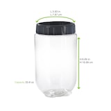 thumbnail of Firstpack BJ1000 Barattolo Bokolock in PET con coperchio Ø 10cm H170mm 1000ml - 24pz