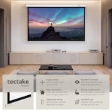 thumbnail of tectake Beamer-Leinwand Cinema Projektionswand 16:9 Format 4K HD Heimkino Projektionsleinwand 72 Zoll 183 cm weiß 175x112 cm wandmontage - 406458