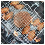 thumbnail of Parrilla para asar comida en barbacoa parrillera 60x40x30cm