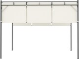thumbnail of Pérgola 3x3 m Cenador de Jardín con Techo Retráctil Tela de Poliéster y Tubo de Acero para Patio Terraza Exterior
