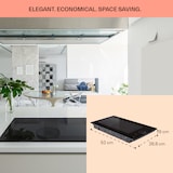 thumbnail of Delicatessa Slim Domino Induktionskochfeld 3500W Timer schwarz Schwarzes Glas