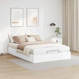 thumbnail of vidaXL Ottoman-Bett ohne Matratze Weiß 140x190 cm Kunstleder