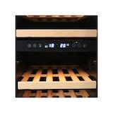 thumbnail of Cantina vini premium per 28 bottiglie doppia temperatura a refrigerazione ventilata - ripiani in legno