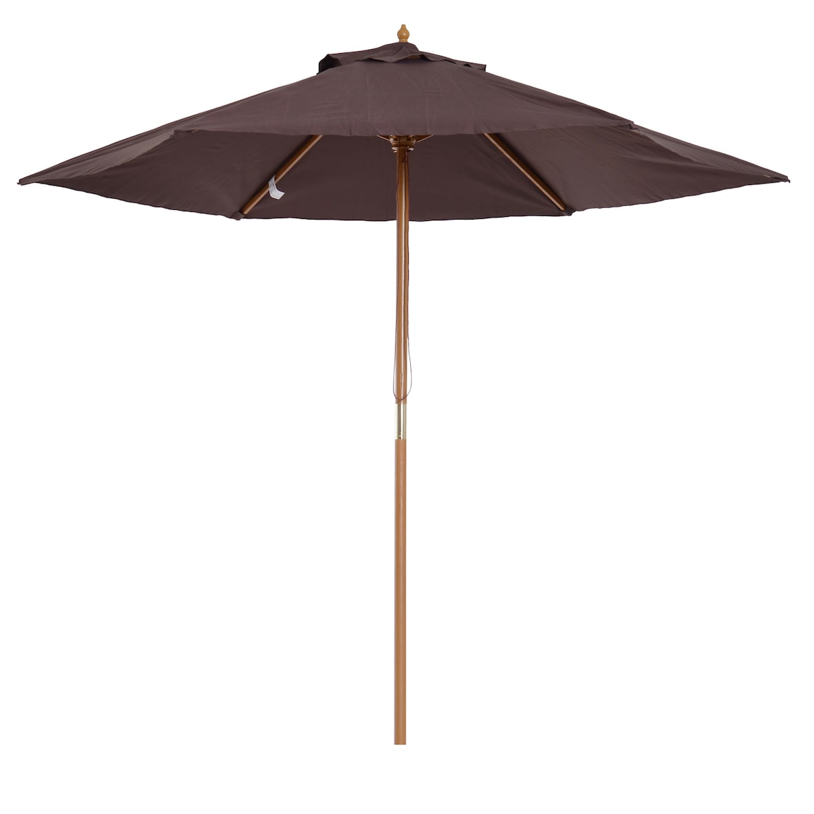 Outsunny Ombrellone da Giardino e Terrazza in Legno Poliestere 2.5m