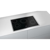 thumbnail of Bosch PKC845FP1D Serie | 6 Elektrokochfeld 80 cm, Schwarz, aufliegender Rahmen