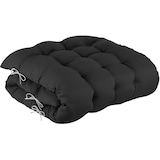 thumbnail of tectake Chaise longue pliable CLOUD II avec pare-soleil - noir, par pièce - 406179