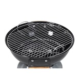 thumbnail of aro Griglia a forma di sfera, porcellana / acciaio / legno, ø 39 cm, 53.5 x 42.5 x 73 cm, con rotelle, cassetto cenere estraibile, nero