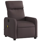 thumbnail of vidaXL Massagesessel Dunkelbraun Stoff