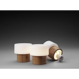 thumbnail of DUNI - Lampe de table Sister, acrylique et bambou, naturel et translucide, 110x110mm - 4 x 1 = 4 pièces