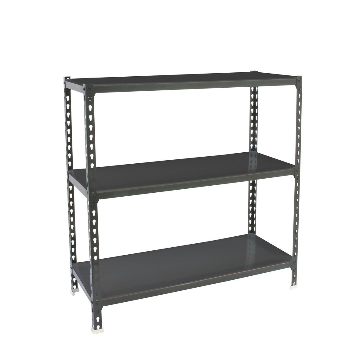 SimonRack Metallregal, 900x1200x300 mm, 3 Ebenen, Metallboden, 200 kg Biegepunkt, Anthrazit - Simonclick