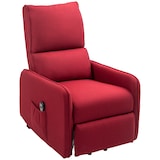 thumbnail of HOMCOM Poltrona Alzapersona Elettrica Reclinabile Telecomando Rosso
