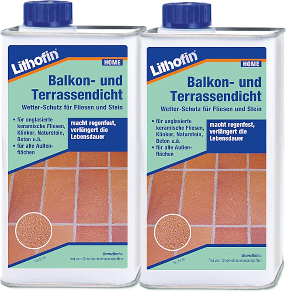 Lithofin Balkon- und Terrassendicht 2 x 1 Liter
