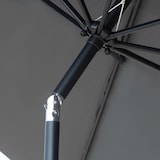 thumbnail of Sombrilla de Jardín Ø295x250 cm con Manivela Parasol Exterior con Mecanismo de Inclinación y Poste Desmontable de Metal para Terraza Piscina Patio