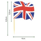 thumbnail of MONOUSO - Holzspieße Flagge "UK" 65mm (24 Einh.)