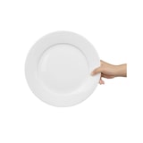 thumbnail of Olympia Whiteware witte borden met brede rand 28cm (6 stuks)
