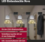 thumbnail of Paulmann Spot encastré LED 3-Step-Dim Nova Coin Kit de base orientable  rond 84mm 50° Coin 3x6W 3x470lm 230V gradable 2700K Doré mat 92406