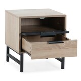 thumbnail of Table de chevet Hera 1 porte 1 tiroir coloris bois