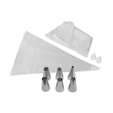 thumbnail of 20er Set Kunststoff-Spritzbeutel mit Edelstahl- und Kunststofftüllen 32 cm Zenker Smart Pastry