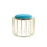 thumbnail of Kayoom Beistelltisch / Pouf Comfortable 110 Türkis / Gold