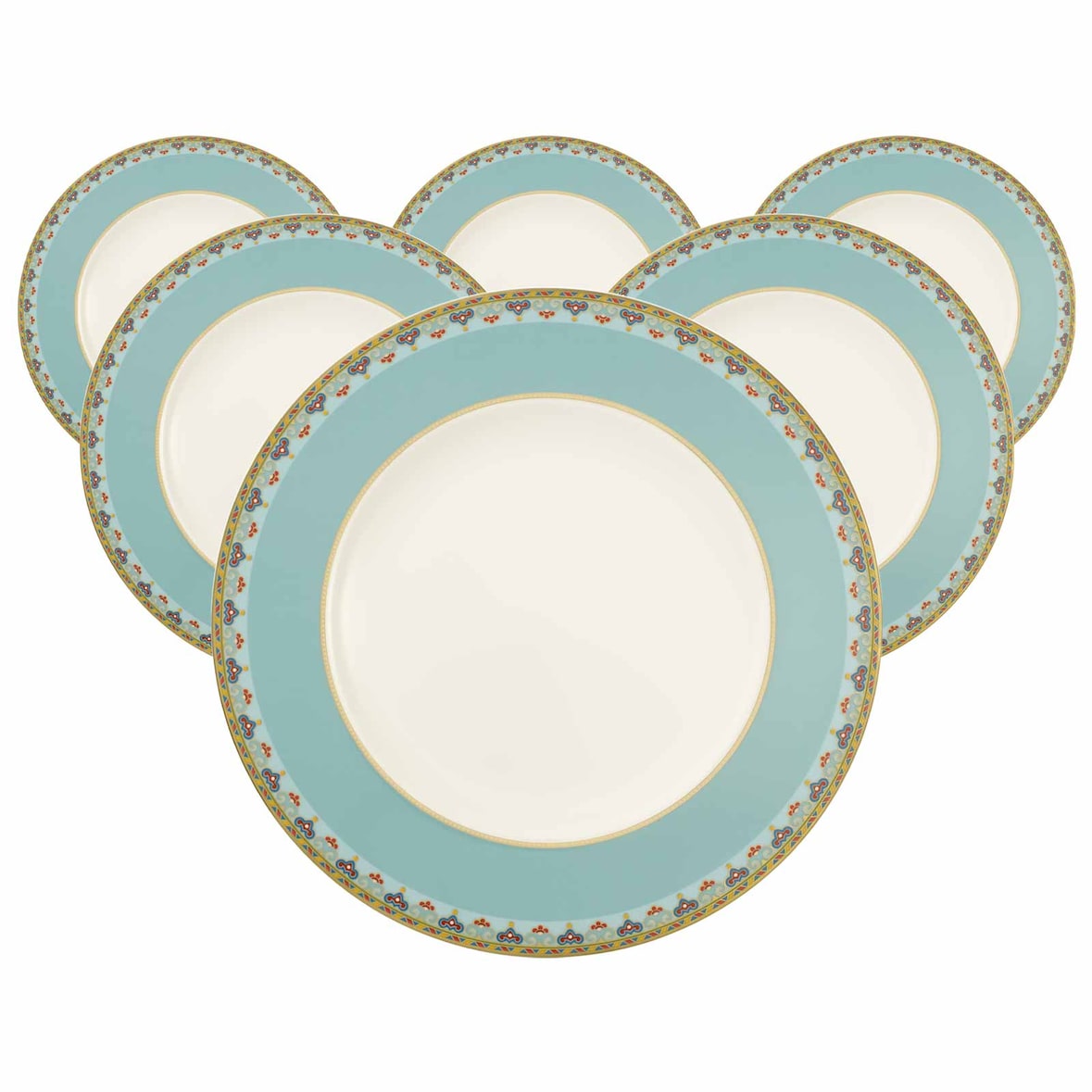 Villeroy & Boch Samarkand Aquamarin Speiseteller ø 27,7 cm 6er Set