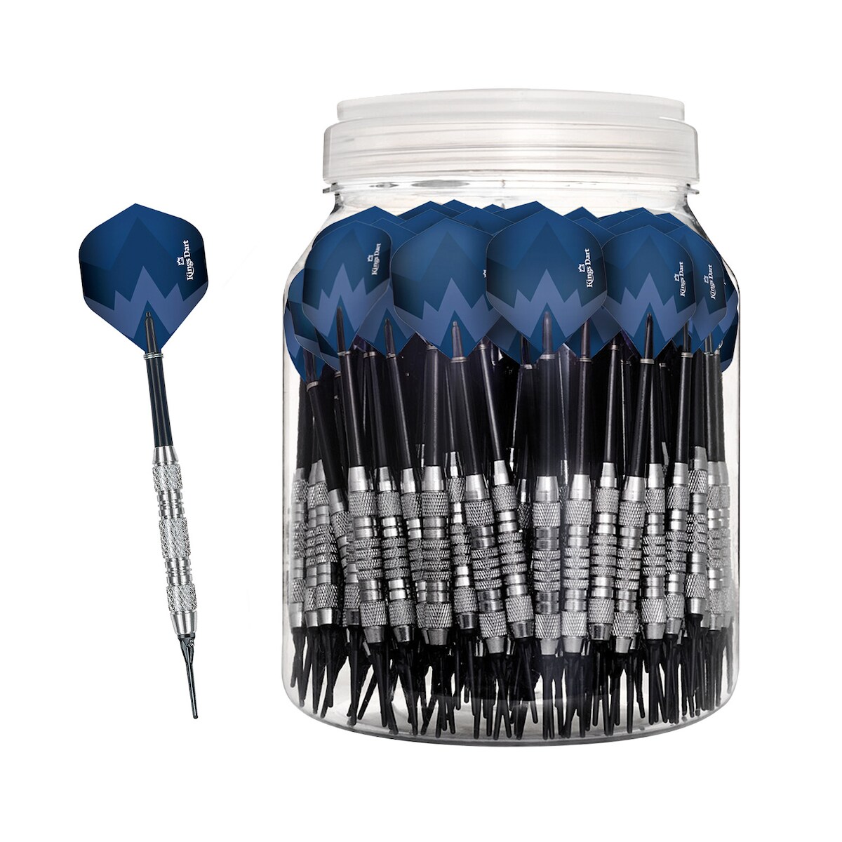 "Kings Dart Softdart-Set ""Turnier"", Blau"