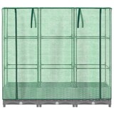 thumbnail of vidaXL Hochbeet mit Gewächshaus-Aufsatz Rattan-Optik 120x40x123 cm