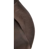 thumbnail of Set van 2 barkrukken Milet fluweel bruin/Metaal mat zwart