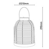 thumbnail of LED Solarleuchte "KORBINIAN"