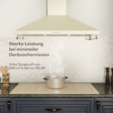 thumbnail of Klarstein Victoria 90 Dunstabzugshaube 90cm Retro-Design 644,5m³/h 2 LED-Lampen Vintage-Creme