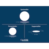 thumbnail of CreaTable Neapel Offwhite Tellerset 12-tlg Steinzeug